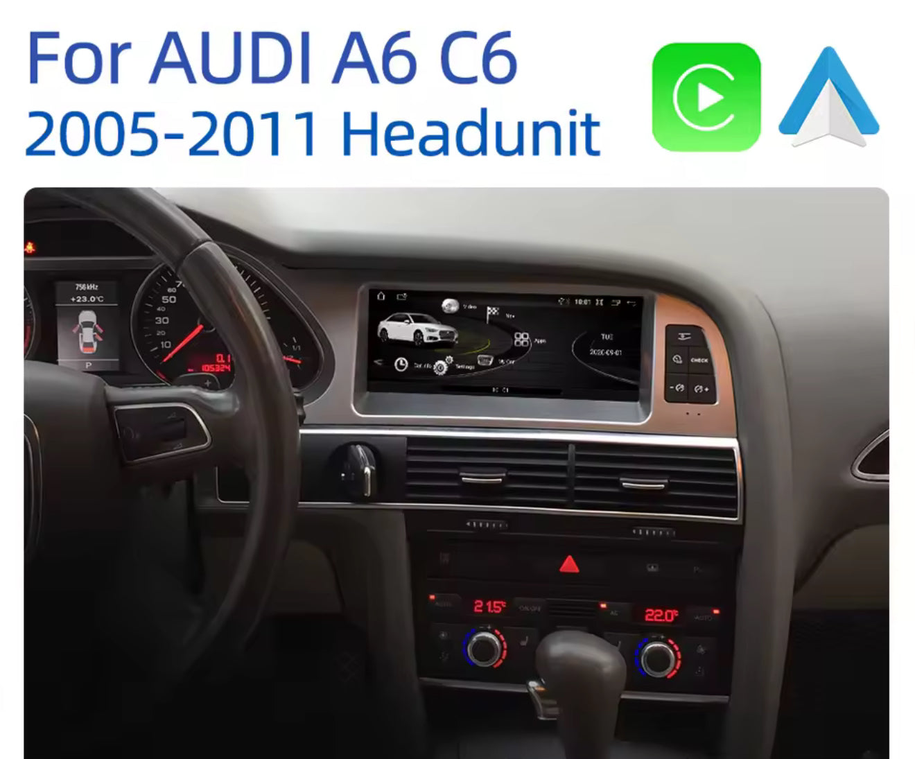 Stereo/display per audi A6 dal 2005