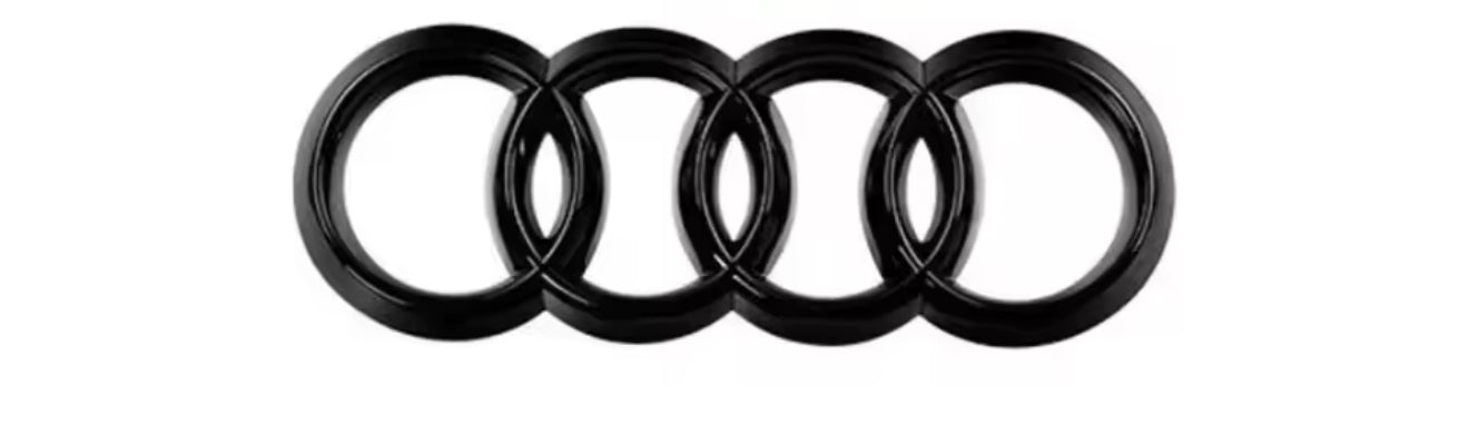 Logo nero audi per airbag A3