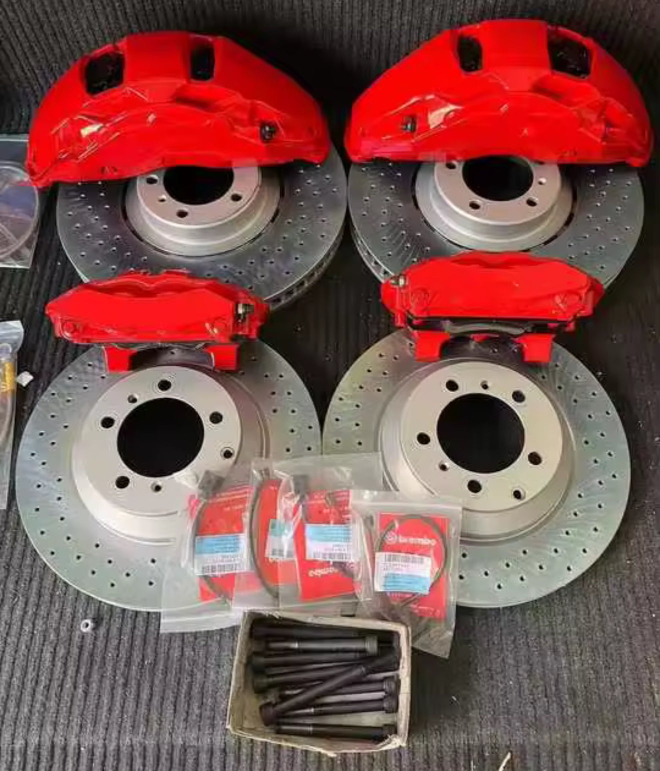 Kit dischi+pinze+staffe 6 pompanti RS3