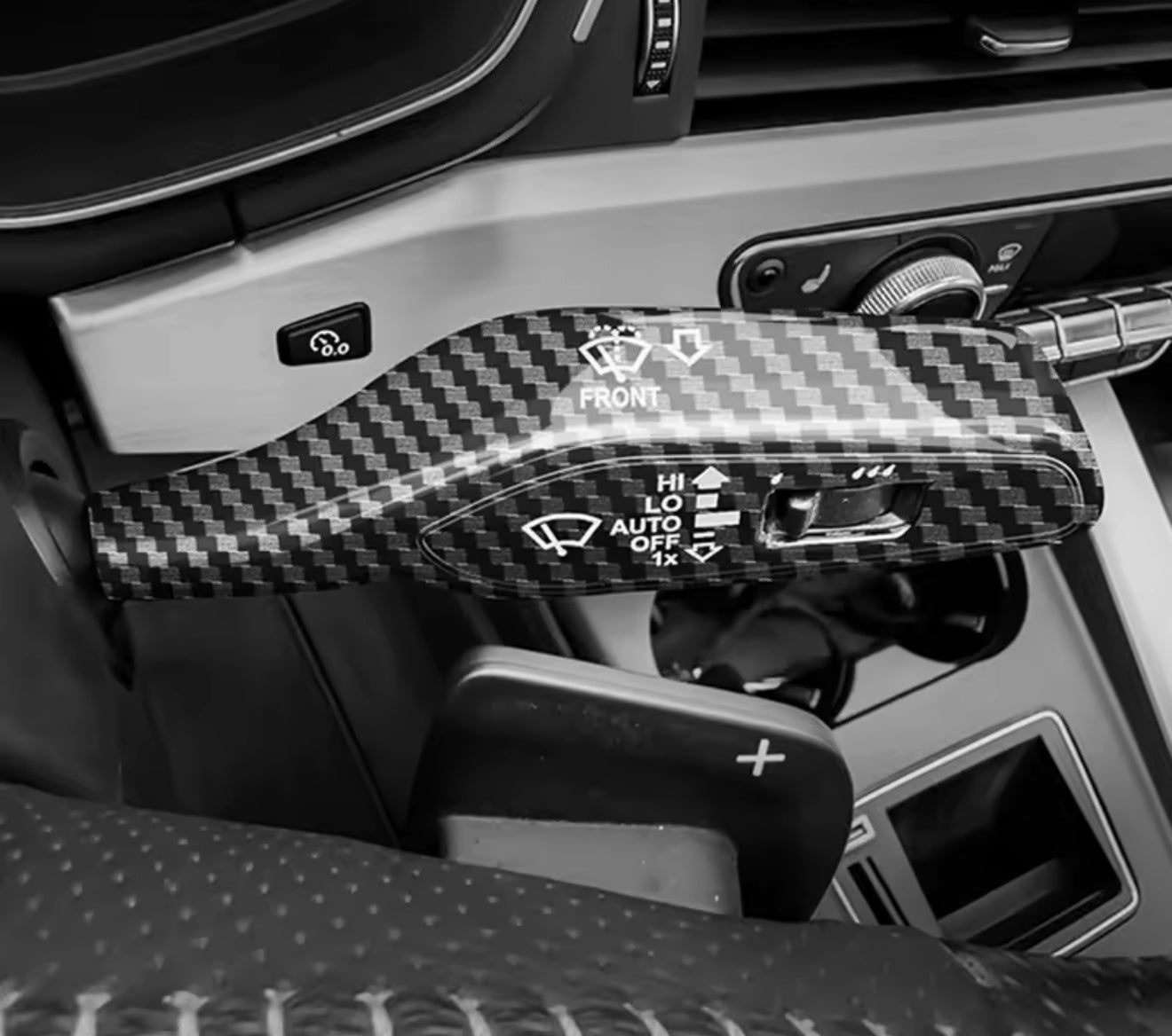 Coppia cover in carbonio per frecce e tergicristalli audi A3