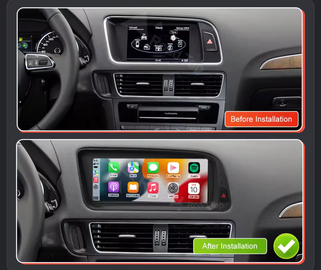 Display/stereo audi Q5 2009