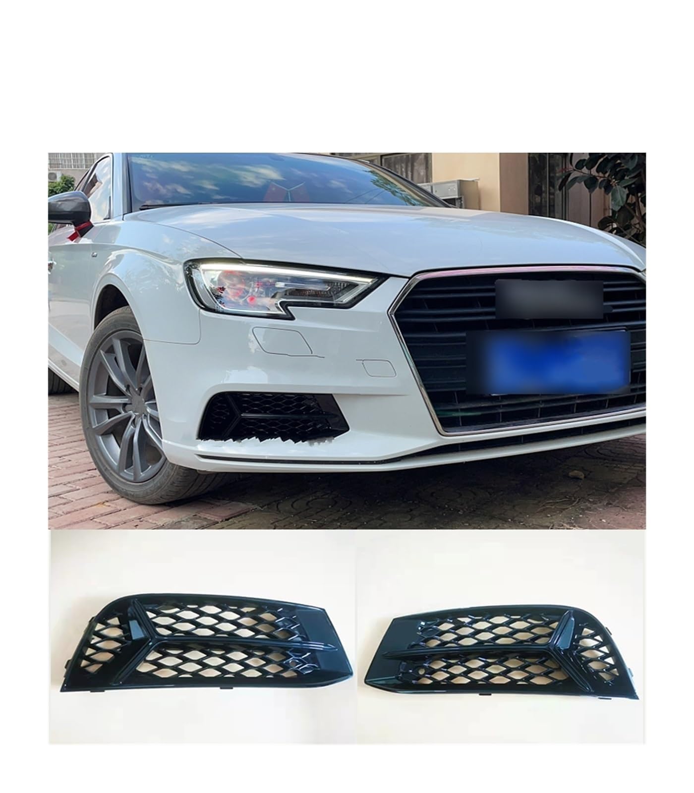 coppia griglia fendinebbia audi A3 8V
