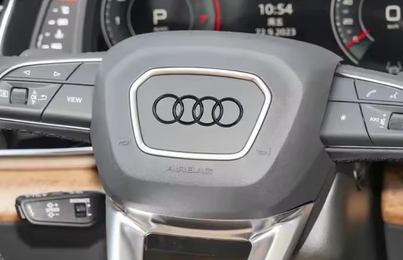 Logo nero audi per airbag A3