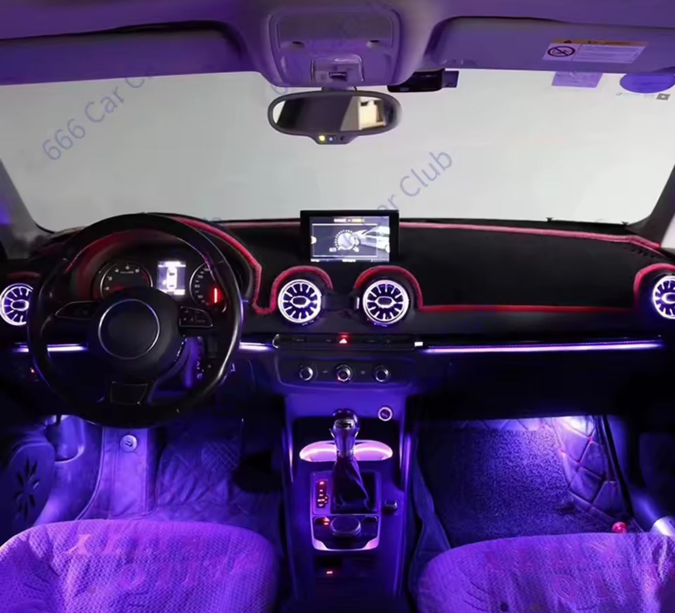 Kit rgb prese aria per audi A3 8v