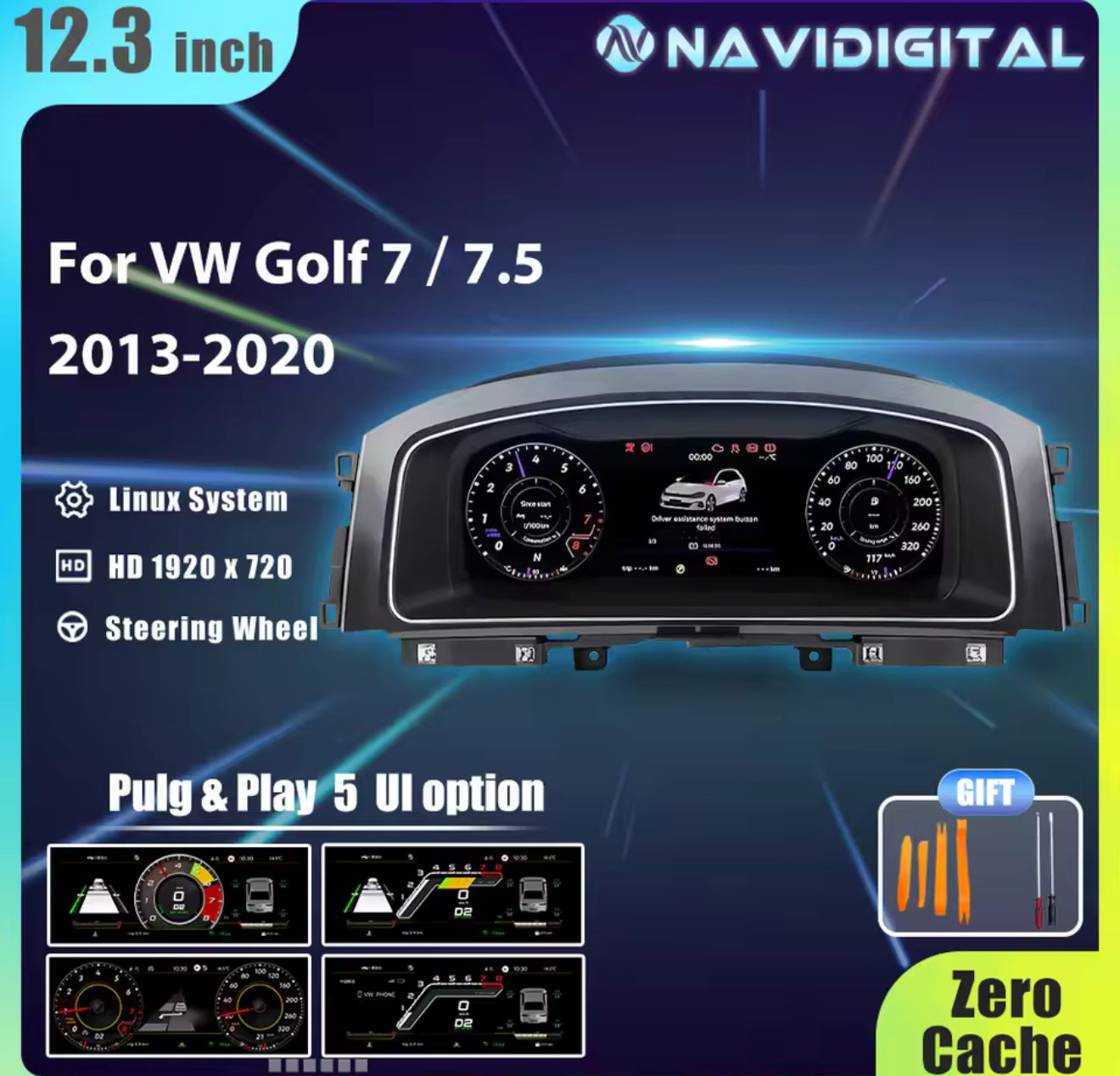 Cockpit per golf 7&7.5