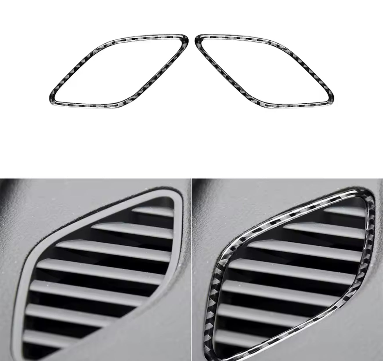 Cover in carbonio audi A3 prese aria
