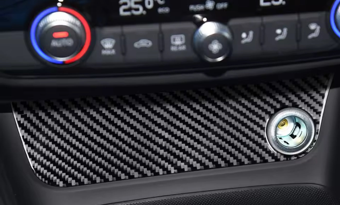 Cover in carbonio audi A3 accendisigari