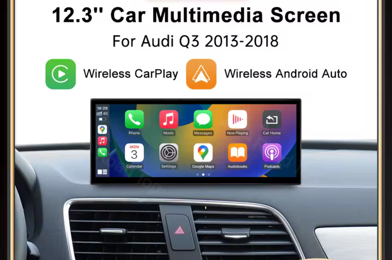 Stereo/display audi Q3 2013/2018