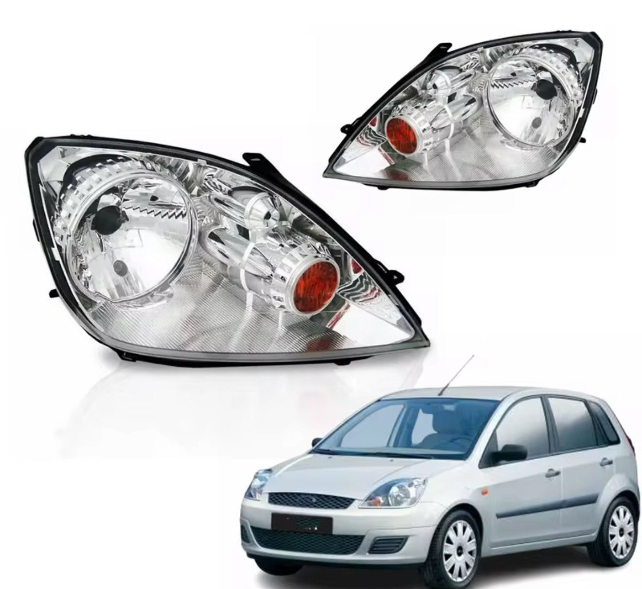 Coppia fari ford fiesta dal 2006