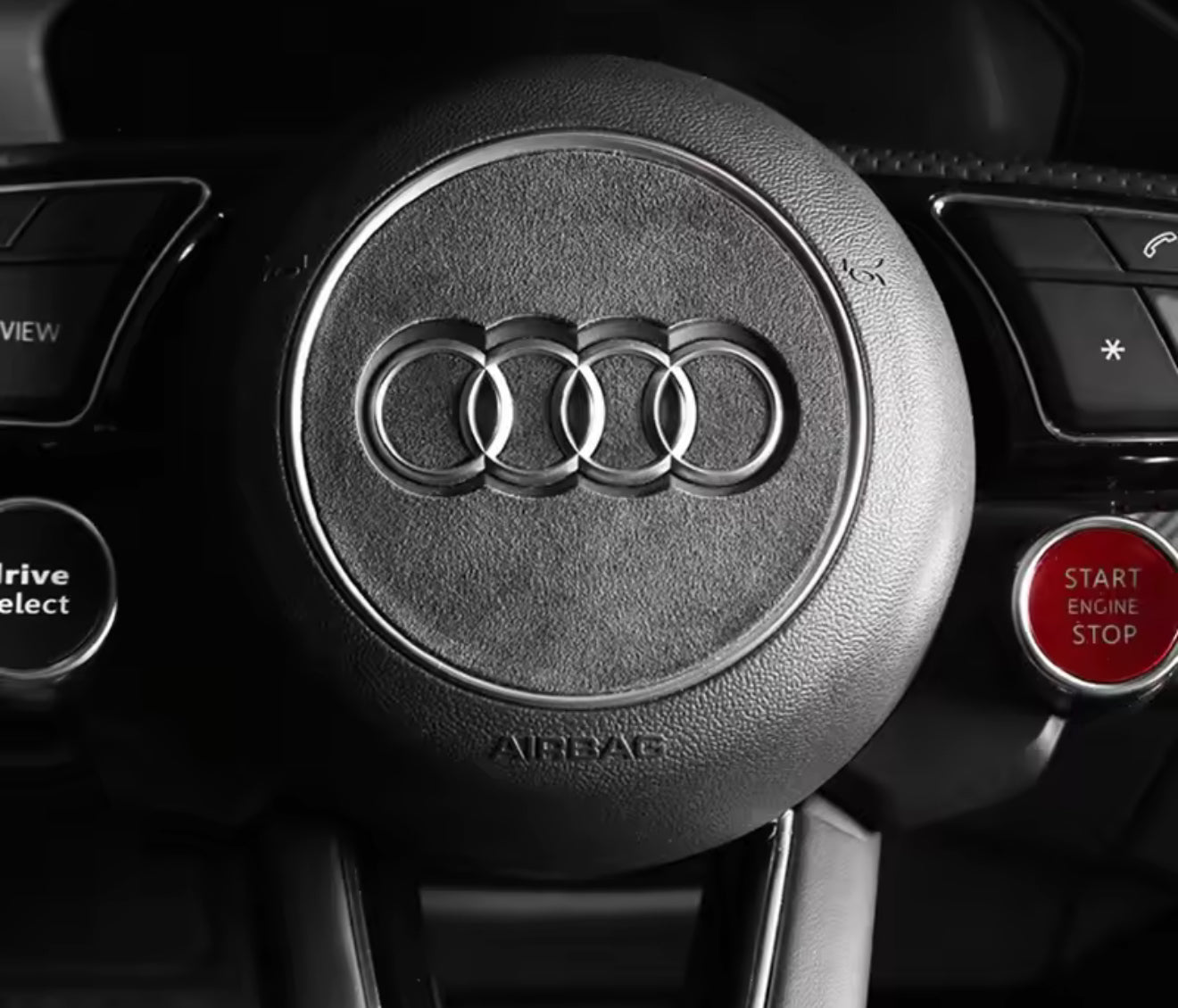 Cover in alcantara per airbag volante audi A3